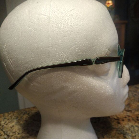 Candies C Kris Brn Eyeglasses Frames Brown Blue Square Full Rim 49-16-140 &Case - Picture 5 of 9